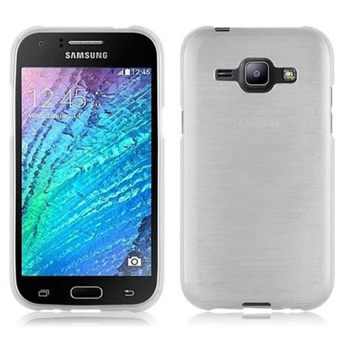 Cadorabo - Coque Samsung Galaxy J1 2015 Etui en Argent Cadorabo  - Coques Smartphones Coque, étui smartphone