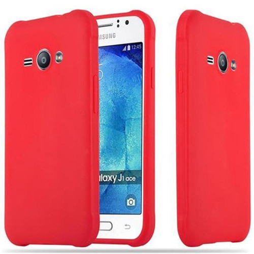 Cadorabo - Coque Samsung Galaxy J1 ACE Etui en Rouge Cadorabo  - Accessoire Smartphone