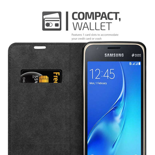 Coque, étui smartphone Coque Samsung Galaxy J1 MINI Etui en Noir