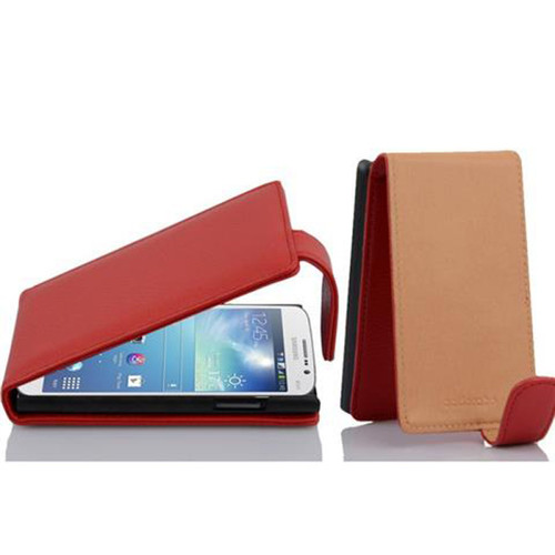 Cadorabo - Coque Samsung Galaxy MEGA 5.8 Etui en Rouge Cadorabo  - Coque Galaxy S6 Coque, étui smartphone