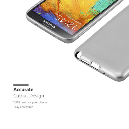Cadorabo Coque Samsung Galaxy NOTE 3 NEO Etui en Argent