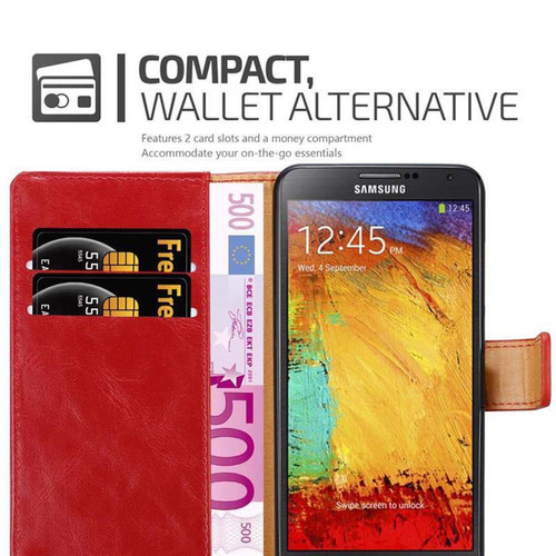 Coque, étui smartphone Coque Samsung Galaxy NOTE 3 NEO Etui en Rouge