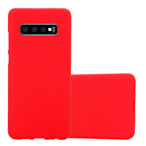 Cadorabo - Coque Samsung Galaxy S10 PLUS Etui en Rouge Cadorabo  - Coques Smartphones Coque, étui smartphone