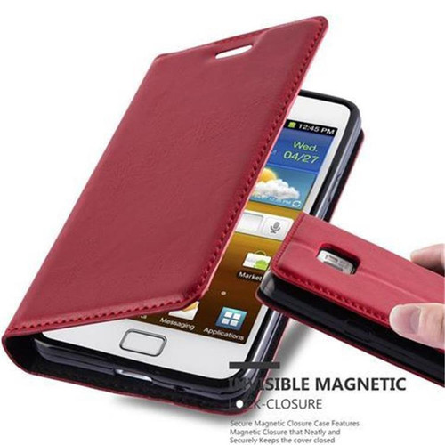 Cadorabo - Coque Samsung Galaxy S2 / S2 PLUS Etui en Rouge Cadorabo  - Accessoires Samsung Galaxy S Accessoires et consommables