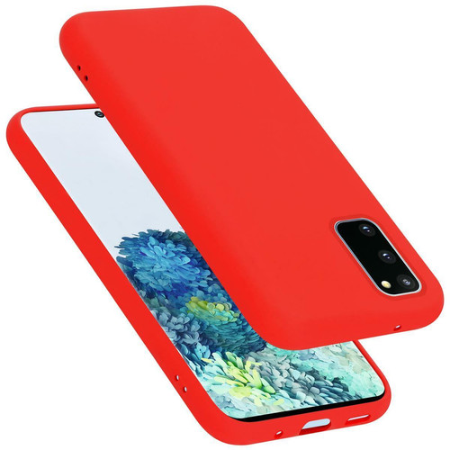 Coque, étui smartphone Cadorabo Coque Samsung Galaxy S20 FE Etui en Rouge