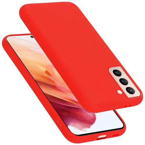 Coque, étui smartphone Cadorabo Coque Samsung Galaxy S21 5G Etui en Rouge