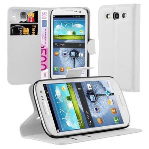 Cadorabo - Coque Samsung Galaxy S3 / S3 NEO Etui en Blanc Cadorabo  - Accessoires Samsung Galaxy Accessoires et consommables