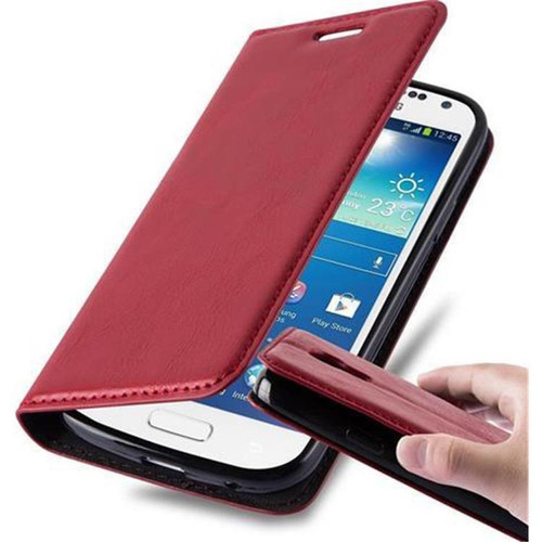 Coque, étui smartphone Cadorabo Coque Samsung Galaxy S4 MINI Etui en Rouge