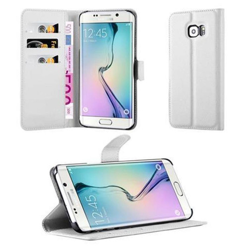 Cadorabo - Coque Samsung Galaxy S6 EDGE Etui en Blanc Cadorabo  - Accessoires Samsung Galaxy S Accessoires et consommables