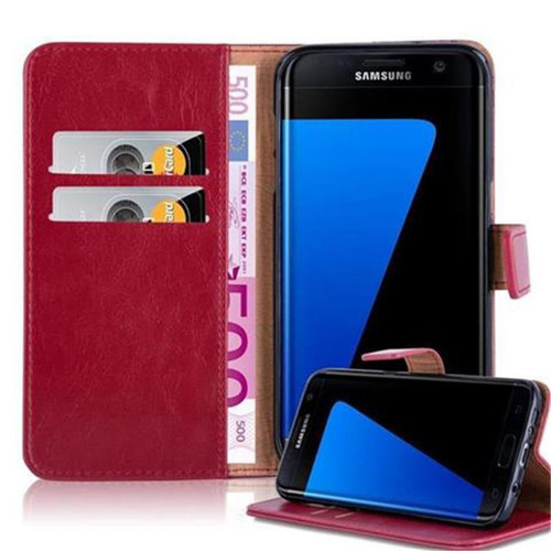 Cadorabo - Coque Samsung Galaxy S7 EDGE Etui en Rouge Cadorabo  - Etuis samsung galaxy s7 edge