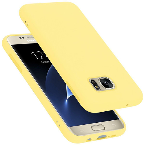 Cadorabo - Coque Samsung Galaxy S7 Etui en Jaune Cadorabo  - Accessoires Samsung Galaxy S7 / S7 Edge Accessoires et consommables
