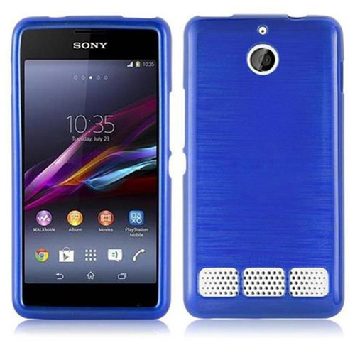 Cadorabo - Coque Sony Xperia E1 Etui en Bleu Cadorabo  - Coques Smartphones Coque, étui smartphone