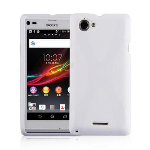 Cadorabo - Coque Sony Xperia L Etui en Blanc Cadorabo - Coque iphone 5, 5S Accessoires et consommables