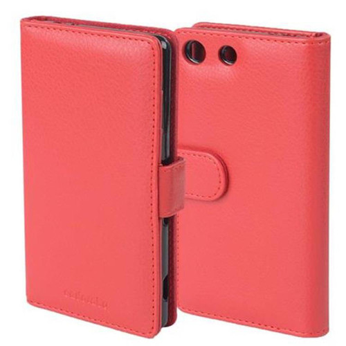 Cadorabo - Coque Sony Xperia M5 Etui en Rouge Cadorabo  - Coques Smartphones Coque, étui smartphone
