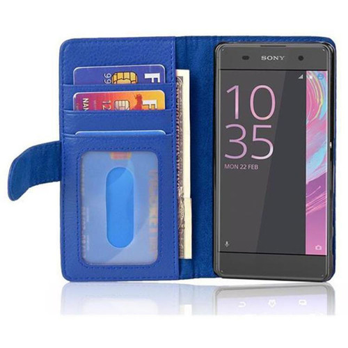 Cadorabo - Coque Sony Xperia XA Etui en Bleu Cadorabo  - Coques Smartphones Coque, étui smartphone