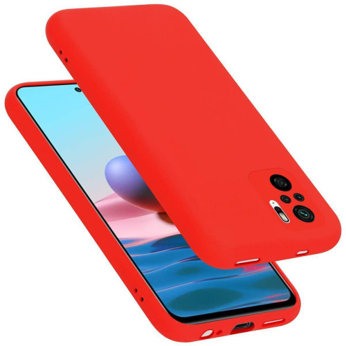 Coque, étui smartphone Cadorabo Coque Xiaomi RedMi NOTE 10 4G / RedMi NOTE 11 4G Etui en Rouge