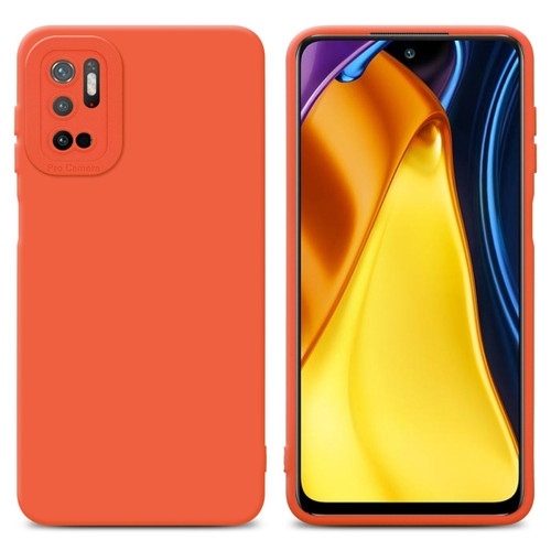 Cadorabo - Coque Xiaomi RedMi NOTE 10 5G / POCO M3 PRO 5G Etui en Orange Cadorabo  - Housse telephone portable