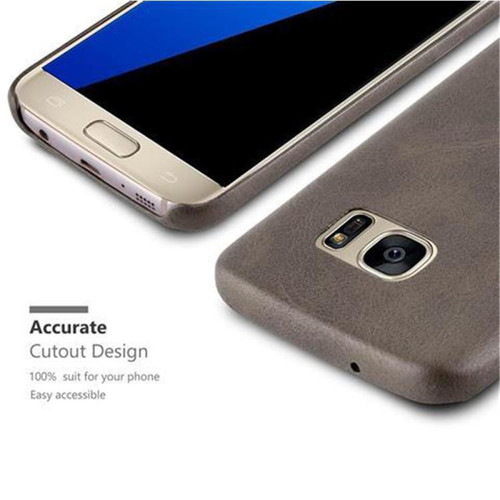Coque, étui smartphone Etui Samsung Galaxy S7 en Brun Coque