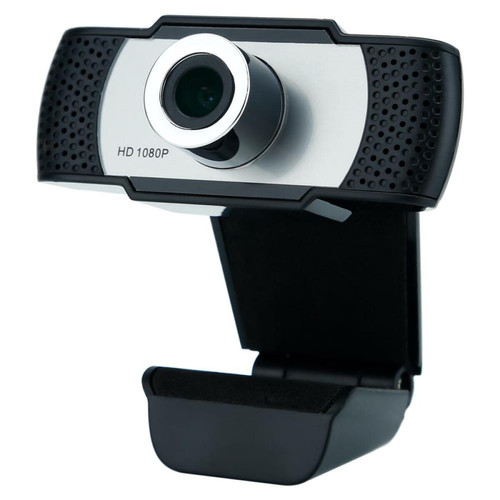 Cadorabo - Webcam 1080P en Noir avec microphone Caméra web USB 2.0 clip rotatif Cadorabo  - Webcam 1080p Webcam