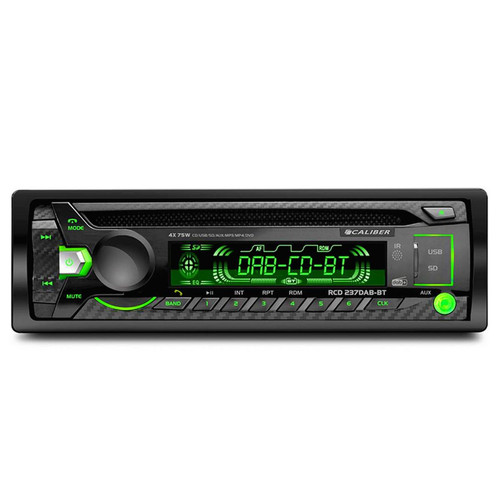 Caliber Autoradio RGB Caliber RCD237DAB-BT - Radio, DAB, lecteur de cartes SD, USB - 4 x 75 watts