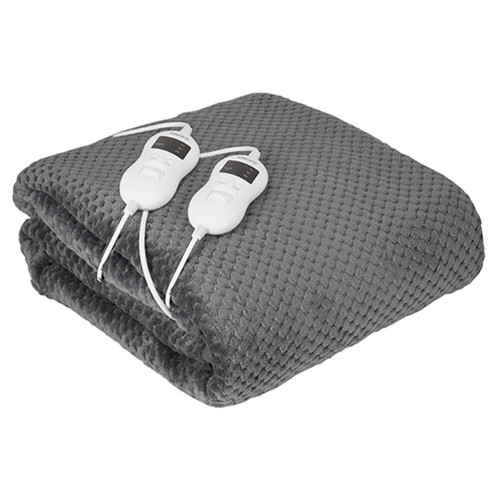 Camry - couverture de couchage électrique avec minuterie 150 X 160 cm 120W gris Camry  - Camry
