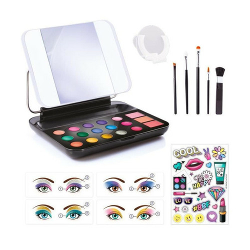 Perles Canal Toys- Mallette de maquillage avec miroir LED lumineux et porte-téléphone- Style 4 Ever - des 8 ans - OFG247