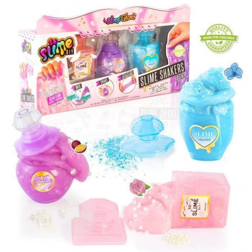 Canal Toys - SLIMEGLAM DIY Kit de slime parfumee a creer soi-meme - SSC 090 - Lot de 3 shakers parfums - Jeux artistiques Canal Toys