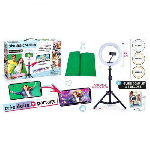 Canal Toys - STUDIO CREATOR Video Maker Kit - Crée des vidéos comme un pro ! - Canal Toys