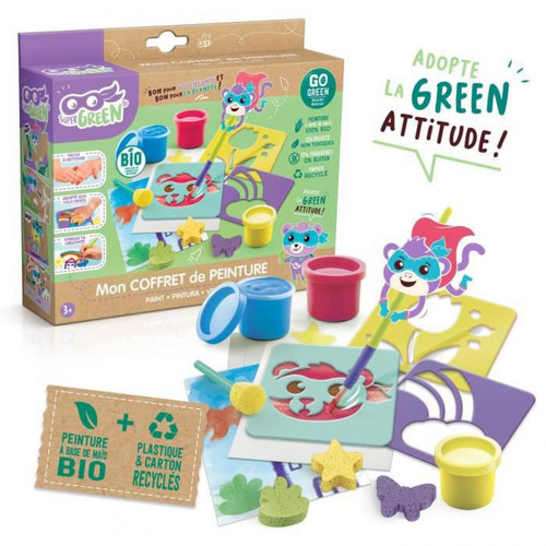 Canal Toys - SUPER GREEN Kit de peinture bio - Canal Toys