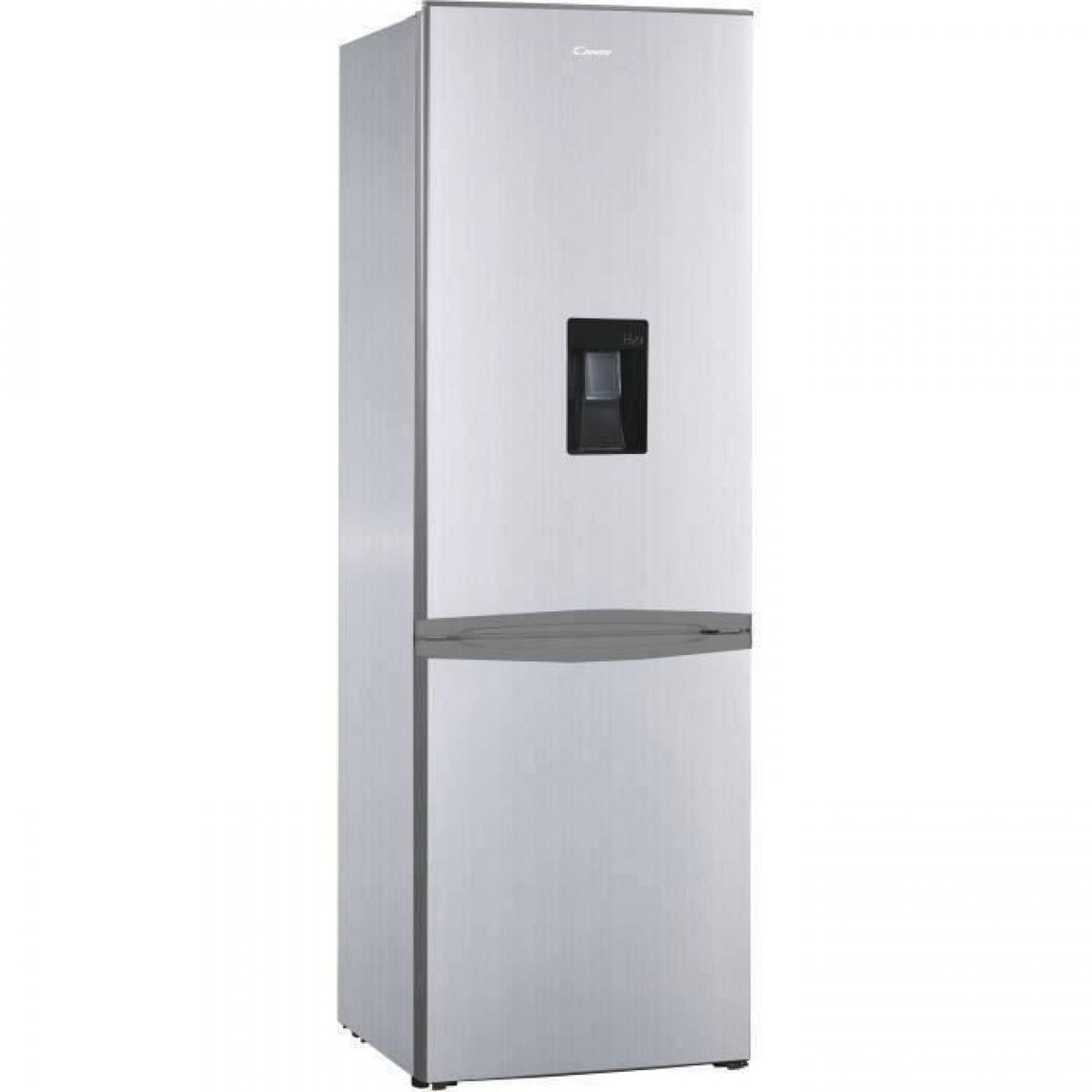 Candy CANDY CBM-686SWDN - Réfrigérateur combiné 315L (219L+96L) - Froid statique - L59,6xH185cm - Argent