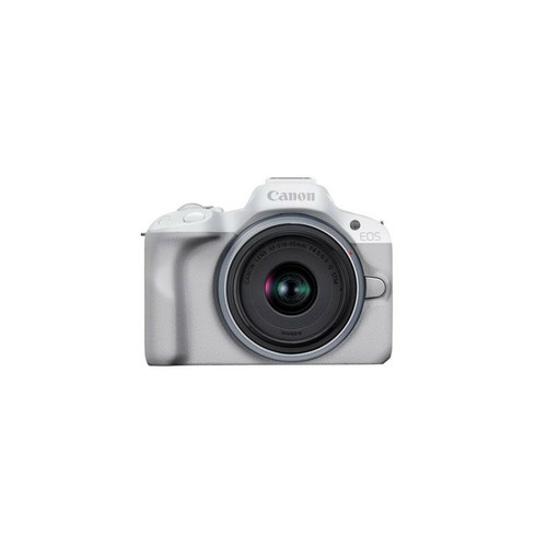 Canon - Appareil photo hybride Canon EOS R50 blanc + RF S 18 45mm f 4.5 6.3 IS STM Canon  - Appareil Photo Canon