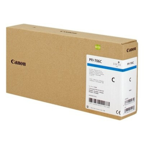Canon - Canon PFI706 Cartouche Cyan 6682B001 Canon  - Cartouche, Toner et Papier