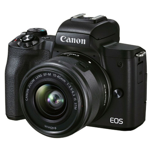 Canon - CANON EOS M50 MARK II NOIR + 15-45 Canon  - Appareil Photo Canon