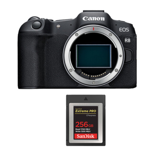 Canon - Canon EOS R8 Body+Carte SanDisk 256 Go Extreme Pro CF CFexpress Type B Canon  - Le meilleur de nos Marchands Appareil Photo
