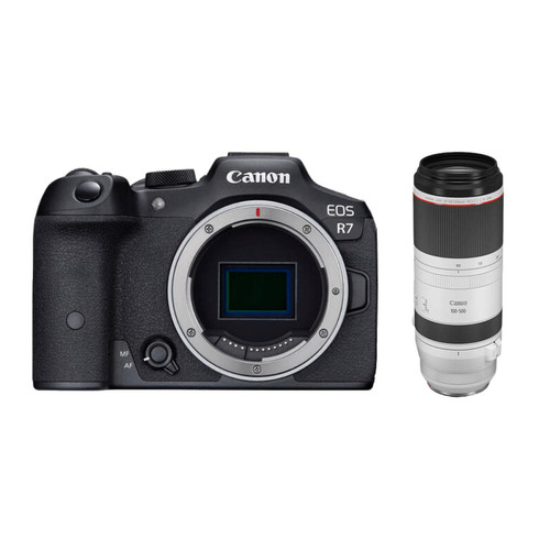 Canon - Canon EOS R7 + RF 100-500mm F4.5-7.1 L IS USM Canon  - Appareil Photo Canon