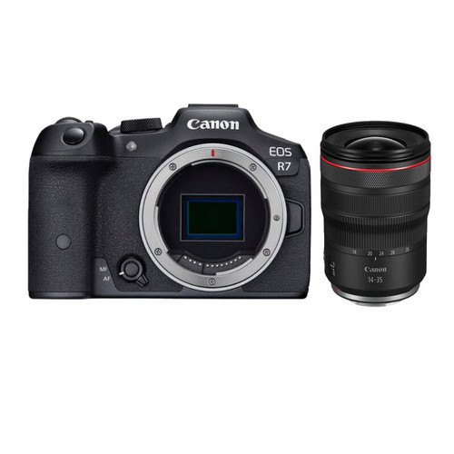 Canon - Canon EOS R7 + RF 14-35mm F4 L IS USM Canon  - Appareil Hybride