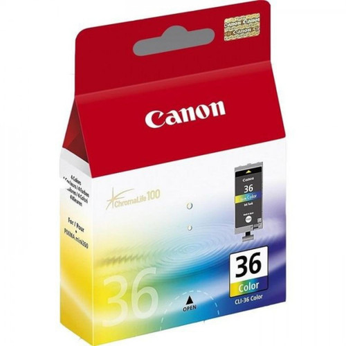 Canon - Cartouche d'Encre - Imprimante CANON  CLI-36 Couleur Canon  - Cartouche, Toner et Papier
