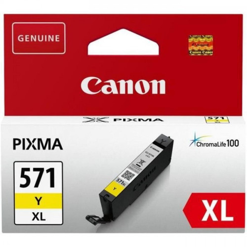 Canon - Cartouche d'Encre - Imprimante CANON  CLI-571 XL grande capacité Jaune (CLI571XL) Canon  - Canon cli 571
