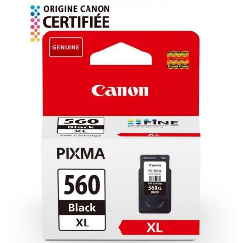 Canon - Cartouche d'Encre - Imprimante CANON  PG-560 XL grande capacité Noir (PG560XL) Canon  - Cartouche, Toner et Papier