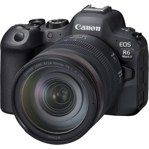 Appareil Hybride Kit Canon EOS R6 II RF 24-105mm IS USM + Carte SanDisk 64 Go Extreme Pro CF CFexpress Type B