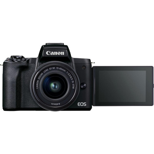 Canon - Kit pour Vlogging EOS M50 Mark II + EF-M 15-45mm f/3,5-6,3 IS STM + Micro Rode + Tripod + SD 32Go - Canon