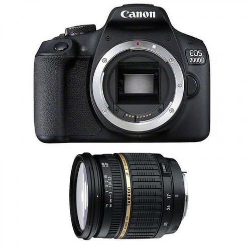 Reflex Grand Public Canon PACK CANON EOS 2000D + TAMRON 17-50 LD