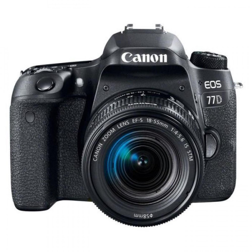 Canon - Canon EOS Reflex EOS 77D + 18-55 IS STM - Reflex Numérique