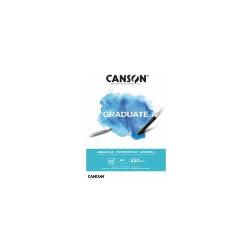 Canson - CANSON Bloc de dessin GRADUATE AQUARELLE, A3 () Canson  - Canson