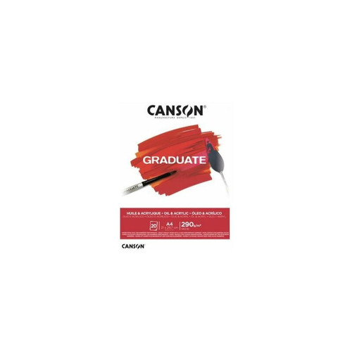 Canson - CANSON Bloc de dessin GRADUATE HUILE & ACRYLIQUE, A4 () Canson  - Canson