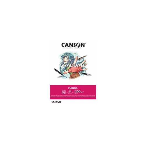 Canson - CANSON Bloc de dessin GRADUATE Manga, A4 () Canson  - Canson