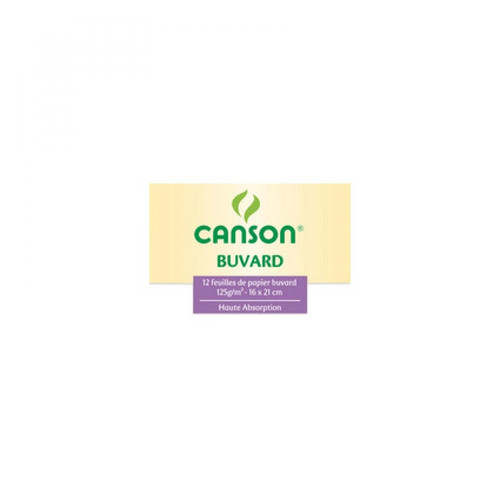 Canson - CANSON Buvard, 160 x 210 mm, 125 g/m2, blanc () Canson  - Canson