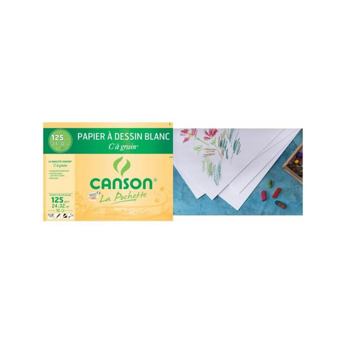 Canson - CANSON Papier à dessin 'C' à grain, A3, 180 g/m2, blanc () Canson  - Canson