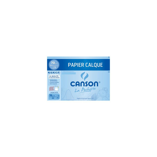 Canson - CANSON Papier calque satin, format A4, 70 g/m2 () - Papier