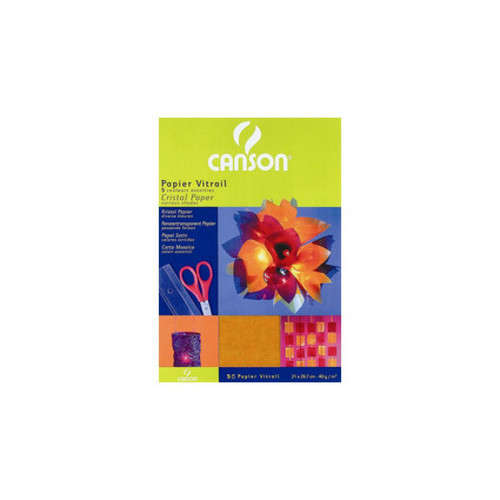 Canson - CANSON Papier vitrail, feuilles A4, 210 x 297 mm, 40 g/m2 () Canson  - Canson